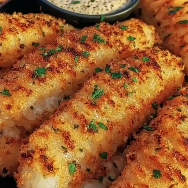 Golden Parmesan Cod Strips