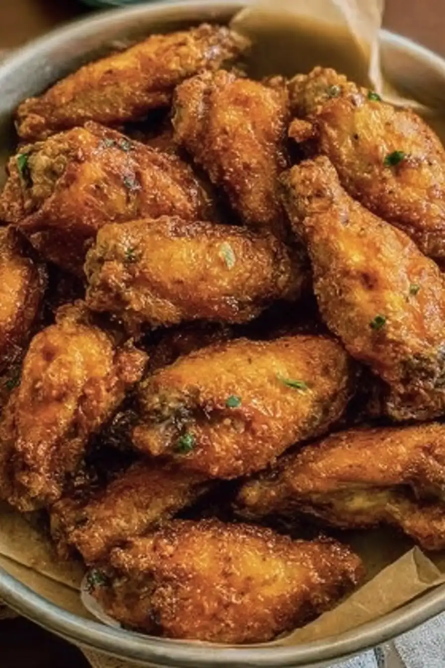 Honey Garlic Crispy Baked Wings