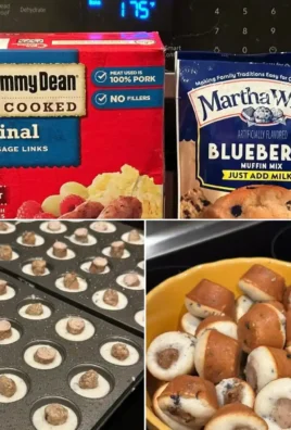 Blueberry Sausage Mini Muffins