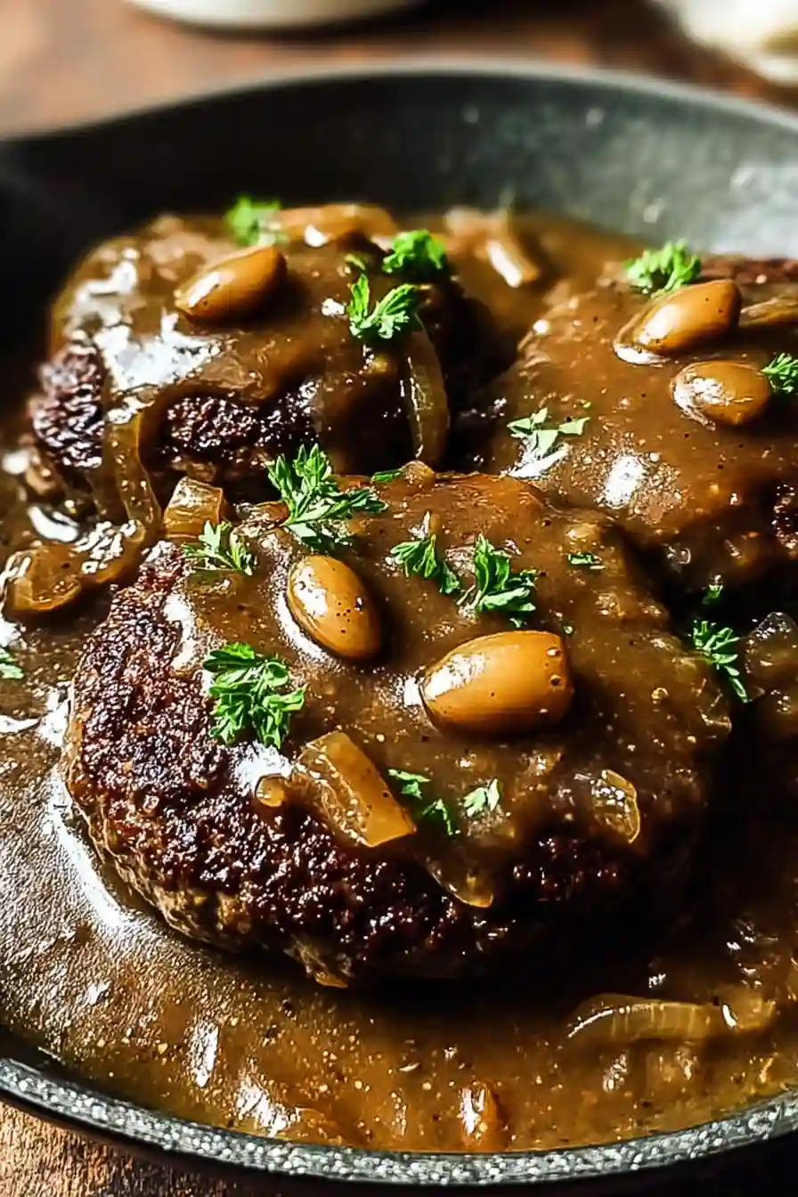 Salisbury Steak with Onion Gravy