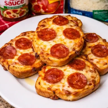 Air Fryer Texas Toast Garlic Bread Pizza