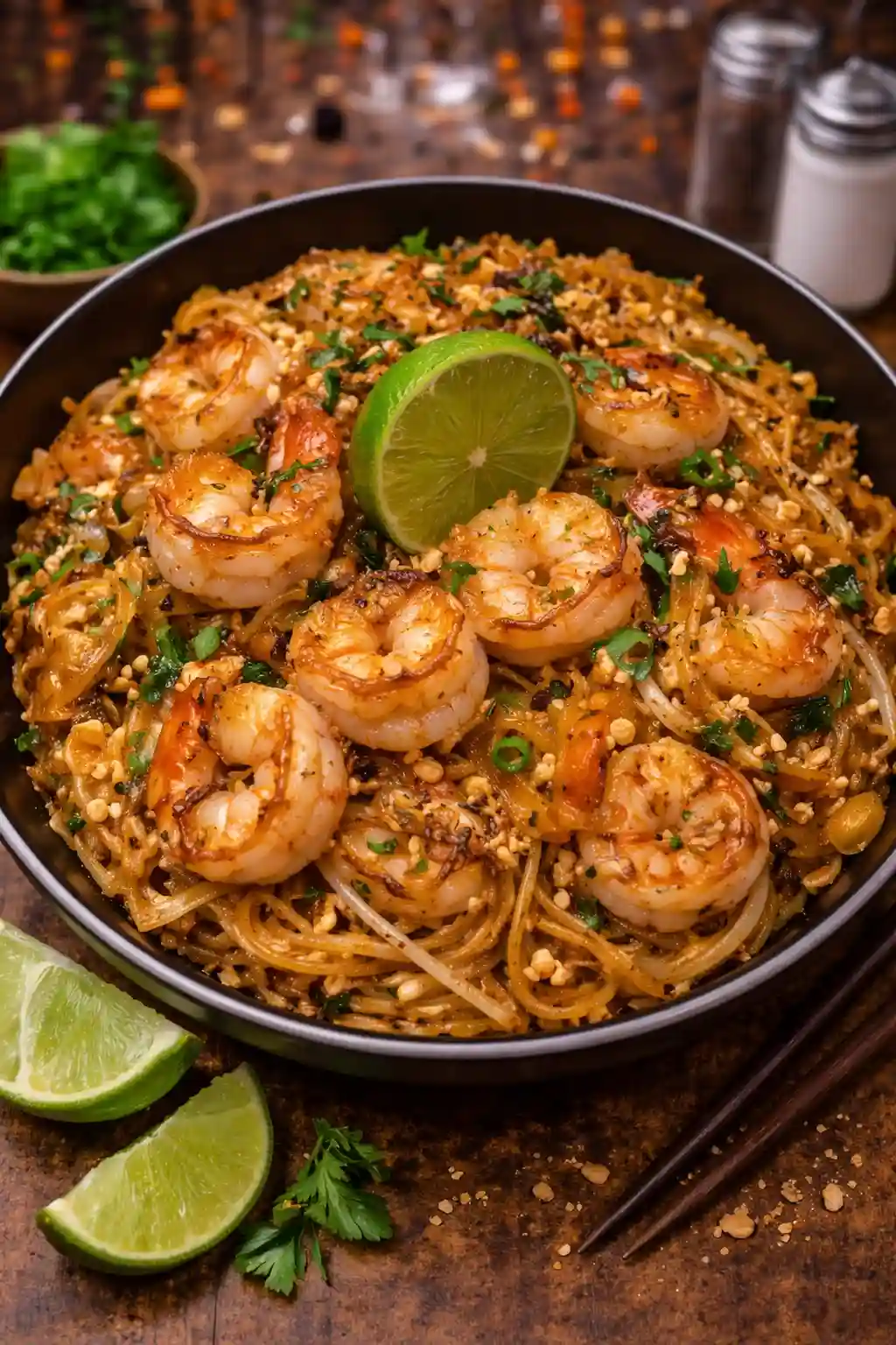 Coconut Lime Shrimp Pad Thai