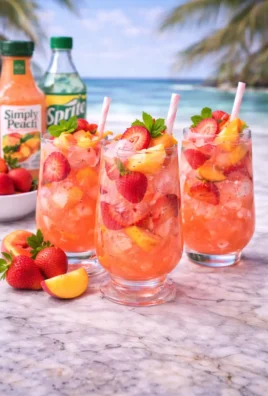 Strawberry Peach Sprite Refresher