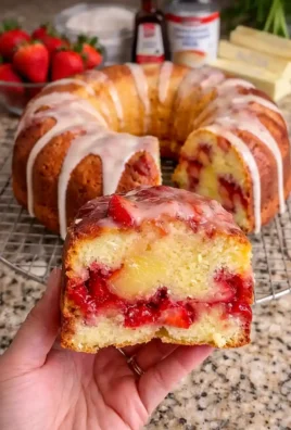 Strawberry Pineapple Pound Cake