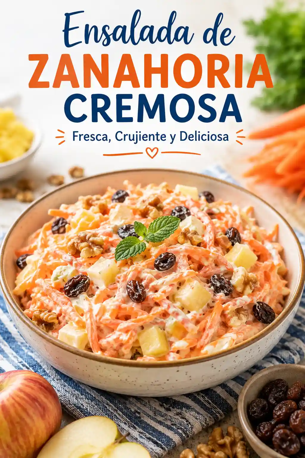 Ensalada de Zanahoria Cremosa