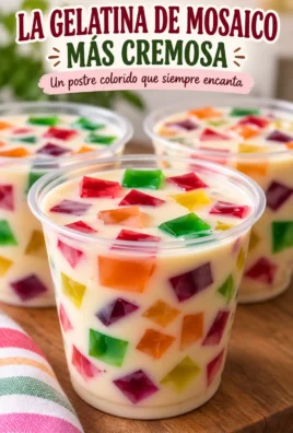 LA GELATINA DE MOSAICO MÁS CREMOSA