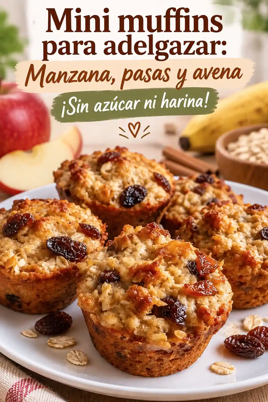 Mini muffins para adelgazar