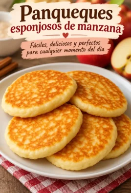 Panqueques esponjosos de manzana